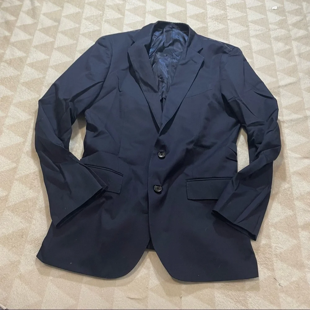 J crew ludlow slim fit suit jacket navy blue